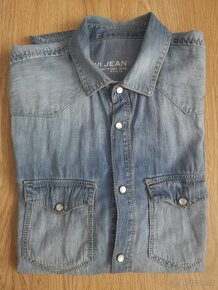 Panska košela MAVI JEANS slim fit velkost M - 7