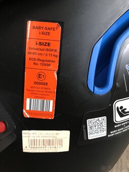 Autosedačka Britax Römer Baby-safe i-size - 7