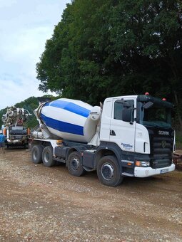 Domiešavač SCANIA R380 8x6 - nadstavba LIEBHERR 9m3. - 7