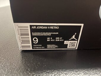 Air Jordan 11 Retro 2020, size EUR 42,5 - 7