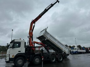 VOLVO FM 450 trojstranný sklapač s hydraulickou rukou TOP - 7