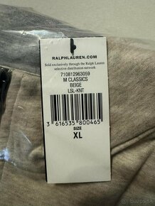 Ralph Lauren Luxury Jersey Quarter-Zip Pullover, velkost XL - 7