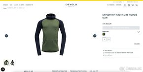 Nová merino mikina Devold Expedition Arctic 235 Hoodie Man - 7