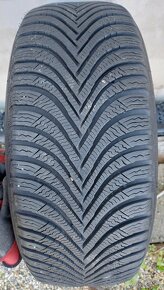 3 ks zimných pneumatík Michelin v rozmere 215/55 r17 - 7