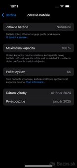 Apple iPhone 16 Pro 128GB Black Titanium, Top stav , záruka - 7