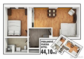 2-izbový apartmán s garážou (64 m2),Nový Smokovec,"Família" - 7