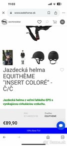 equitheme jazdecká prilba velkosť M - 7