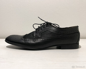 ZARA Men Black Tag Kožené Topanky (40) - 7