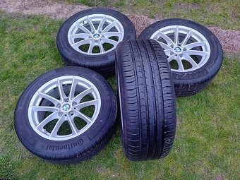 17" ALU 5x112 orig BMW /aj ine/ + letné 225/55 r17 Conti TO - 7