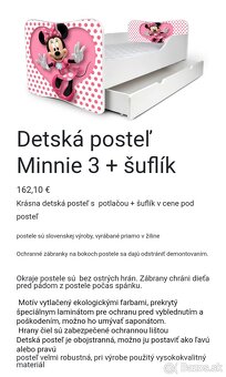 Detská posteľ Minnie - 7