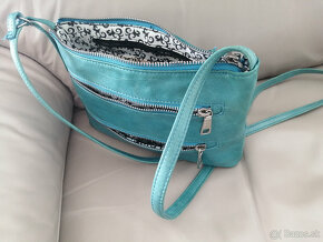 Hobo mala kabelka, crossbody, prava koza - 7