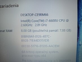 predám 12" HP elitebook 820 g3/ 8gb ram / ssd/ Intel core i7 - 7