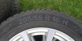 5x112 r16 ET48 ALU disky zimné gumy 205/55 r16 - 7