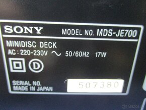 Sony MDS-JE700 - 7