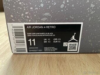 Jordan 4 Retro Infrared 100% originál Nové - 7