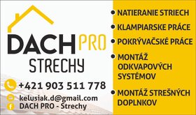 PREDĹŽENIE STRIECH - 7