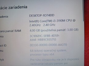 predám ntb HP / Intel core i3 / 4gb ram / ssd disk / HDMI - 7