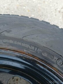 Plechove disky + celorocne gumy 195/65 R15 - 7