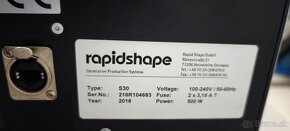 3D tlačiareň rapidshape s30 - 7