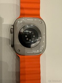 Apple Watch Ultra 2 49mm Titanium Orange Ocean Band - 7