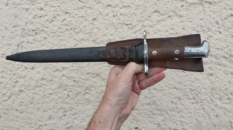 Švýcarský bajonet bodák SCHMIDT RUBIN M 1889 značeny - 7