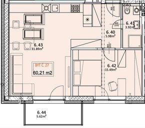 (27_5) 2-izbový byt v projekte Living Park Svit - 7