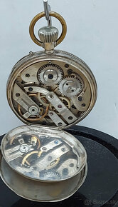 Predám funkčné vreckové hodinky A. Huoucnin Fils Bienne Kukn - 7