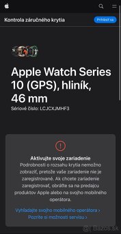 Apple Watch 10 46mm Jet Black - neaktivované, nové - 7