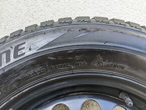 Zimné pneumatiky Bridgestone na oceľových diskoch VW. - 7