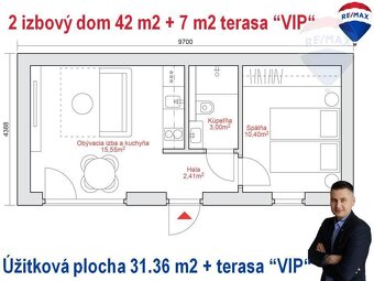 Predaj 2-izbový modulový dom - 7