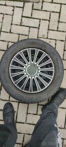 Predám 4kusi zimných kolies na skoda Fabia 185/65 R14 5x100 - 7