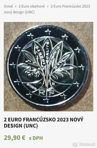 2 euro Francúzsko 2023 ( nový dizajn) - 7