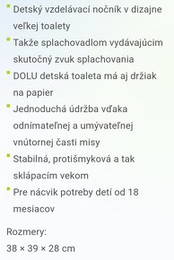 Nový nočník v tvare wc nepoužitý,dostali sme 2kusy - 7