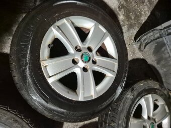 Predám elektróny 5x112r15 originál Škoda Octavia II zn.RONAL - 7