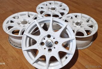 Predám alu. disky Speedline Corse 4x108 R15 + Matice - 7