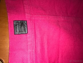 VERSACE originál fuksia minisukna L - 7