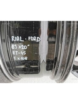 Ford, Volvo alu disky 8x20 5x108 ET45 1205 - 7