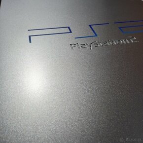 Sony Playstation2 Fat Satin Silver 2 controller pack, NOVÁ - 7