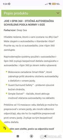 Autosedačka Joie i-spin 360° - 7