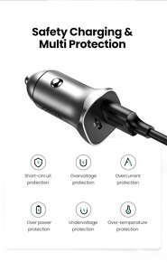 Ugreen PD Car Charger 24W - 7