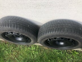 Sada 4 zimnych pneu P185/60 R15 na diskoch - 7