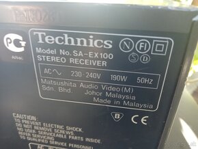 Predám receiver s rádiom Technics SA EX100 - 7