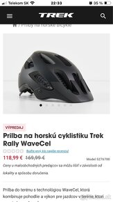 Prilba na horskú cyklistiku Trek Rally WaveCel - 7