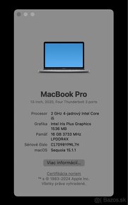 Apple Macbook Pro 2020 13” (16GB RAM 512 ssd) - 7