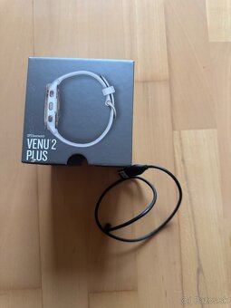 Garmin Venu 2 Plus Cream-Gold/White Silicone Band - 7