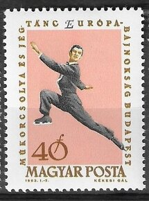 ⚽ 1921‑1927- Maďarsko -1963 European Figure Skating Champion - 7