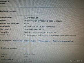 Mini počítač Dell.Intel Pentium 2x2,80GHz.8gb ram.128gbSSD - 7