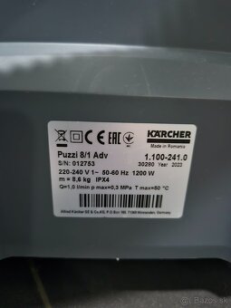 Karcher Puzzi 8/1 adv + extra príslušenstvo + 5l chémie - 7