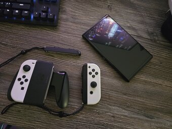 Nintendo Switch OLED 64GB+256GB + bohaté príslušenstvo - 7