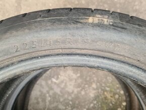 225/45r19 letné 2 ks DUNLOP dezén 7 mm DOT2018 - 7